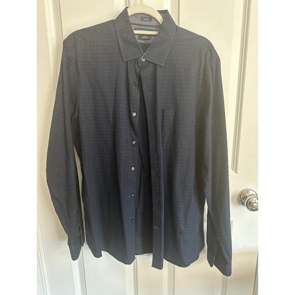 American Eagle Outfitters Men's L/S Slim Fit Button Down Shirt Large - Picture 1 of 3